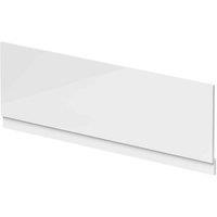 nuie Straight Front Panel & Plinth (1700 x 560mm), White