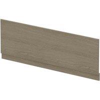 nuie Straight Front Panel & Plinth (1700mm) - Solace Oak, Brown