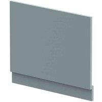 nuie 700mm Bath End Panel & Plinth - Costal Grey, Grey