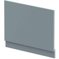 nuie 750mm Bath End Panel & Plinth - Costal Grey, Grey