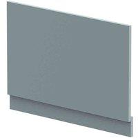 nuie 800mm Bath End Panel & Plinth - Costal Grey, Grey