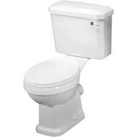 nuie Carlton Close Coupled Pan Cistern & Seat, White