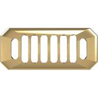 nuie Carlton Overflow Grill - Brushed Brass, Brown