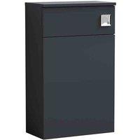 nuie 500mm WC Unit - Soft Black, Black
