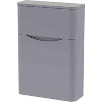 nuie 550mm WC Unit - Satin Grey, Grey