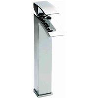 nuie Sinclair High Rise Mixer - Chrome, Silver