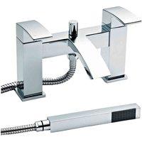 nuie Bath Shower Mixer Chrome, Silver