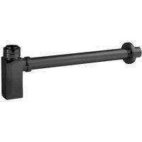 nuie Square Bottle Trap & Extention Tube - Black, Black