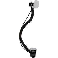 nuie Economy Bath Pop-Up Waste & Overflow - Chrome, Silver