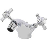 nuie Beaumont Luxury Mono Bidet Mixer w/ Pop-Up Waste - Chrome, Silver