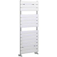nuie Flat Panel Radiator 1213x500 - Chrome, Silver