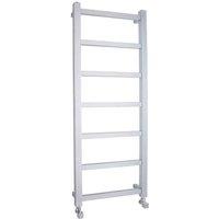 Nuie Eton Radiator 1200 X 450Mm Chrome, Silver