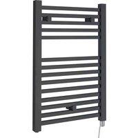 Nuie Square Radiator 690 X 500Mm (300W) Anthracite, Grey
