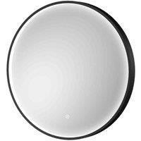 nuie Black Frame LED Mirror - 600mm - Black, Black