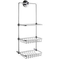 nuie Traditional Shower Tidy - Chrome, Silver