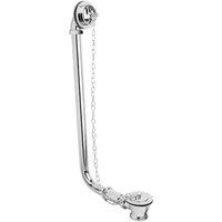 nuie Classic Exposed Bath Waste & Overflow - Chrome, Silver