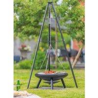 RedFire Barbecue Tripod El Paso with Fire Bowl, Black