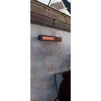 Sunred Heater Fortuna Ultra Wall Black 1500 Watt, Black