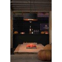 Sunred Heater Artix Compact Bright Hanging Black 1500 Watt, Black