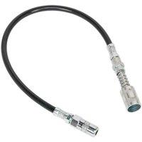 Sealey GGSF450 Rubber Del Hose 4-jaw Connector Flex 450Mm Quick Release, Multi