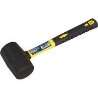 Sealey RMB150 Rubber Mallet 1.5Lb With Fibreglass Shaft, Multi