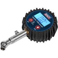 Sealey TST001 Digital Tyre Pressure Gauge With Swivel Head & Quick Release, Multi