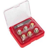 Sealey VS613 Oil Drain Plug Thread Repair Set - M13, Multi