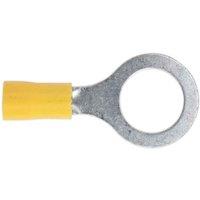 Sealey YT17 Easy-entry Ring Terminal 13Mm 1 2inch Yellow Pack Of 100, Multi