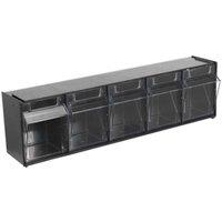 Sealey APDC5 Stackable Cabinet Box 5 Bins, Multi