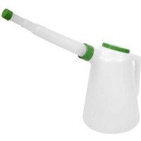 Sealey JDL5G Oil Container With Green Lid & Flexible Spout 5L, Multi