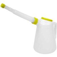 Sealey JDL5L Oil Container With Lime Lid & Flexible Spout 5L, Multi