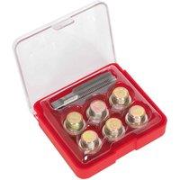 Sealey VS617 Oil Drain Plug Thread Repair Set - M17, Multi
