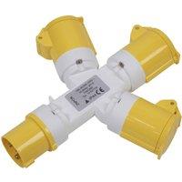 Sealey WSTWA 3-way Adaptor 110V, Multi