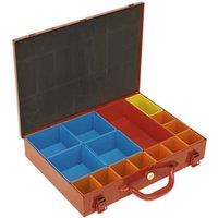 Sealey APMC15 Metal Case With 15 Storage Bins, Multi
