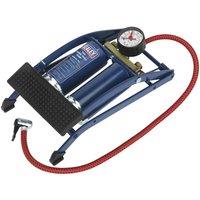 Sealey FP2 Foot Pump Twin Barrel, Multi