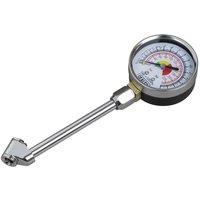 Sealey TSTPG34 Twin Connector Tyre Pressure Gauge 0-220Psi, Multi