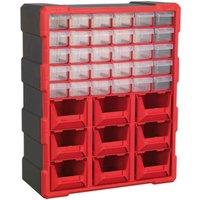 Sealey Cabinet Box 39 Drawer - Red Black