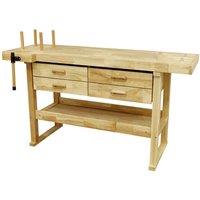 Sealey Woodworking Bench With 4 Drawers