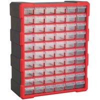 Sealey Cabinet Box 60 Drawer - Red Black