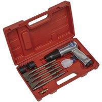 Sealey SA11 Air Hammer With Chisels Long Stroke, Multi