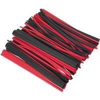 Sealey Heat Shrink Tubing Asstmt 72Pc Black & Red Adh Lined 200Mm
