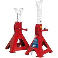 Sealey Axle Stands pair 3T Capacity Per Stand Auto Rise Ratchet