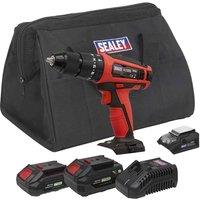 Sealey CP20VDDKIT Combi Drill Kit 13Mm 20V Sv20 Series - 2 Batteries, Multi