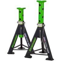 Sealey Axle Stands pair 6 Tonne Capacity Per Stand - Green