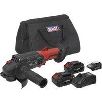 Sealey Cordless Angle Grinder Kit 115Mm 20V - 2 Batteries