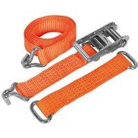 Sealey Car Transporter Ratchet Strap 50Mmx3M 4500K Breaking Strengt
