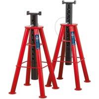 Sealey Axle Stands pair 10 Tonne Capacity Per Stand High Level