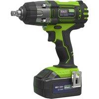 Sealey CP400LIHV Cordless Impact Wrench 18V 3Ah Li-ion 1 2inchsq Drive Hi-vis, Multi