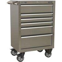Sealey Rollcab 6 Drawer 675Mm Stainless Steel Heavy-duty