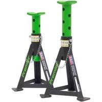 Sealey Axle Stands pair 3 Tonne Capacity Per Stand Green